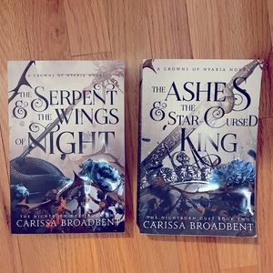 BRAND NEW Crowns of Nyaxia duology by Carissa Broadbent